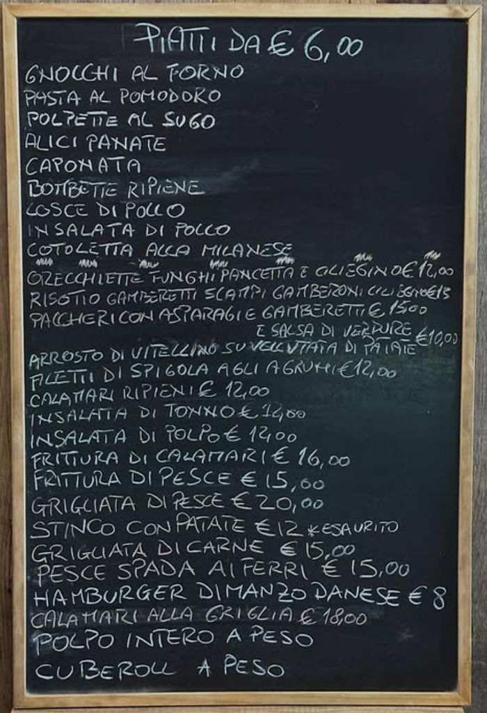 Menu del giorno ComeDaLuca - Gnocchi al forno, polpette al sugo, cotoletta milanese